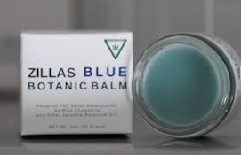 Zilla's | Blue Balm | Topical | 1177mg THC: 1132mg CBD | 2oz