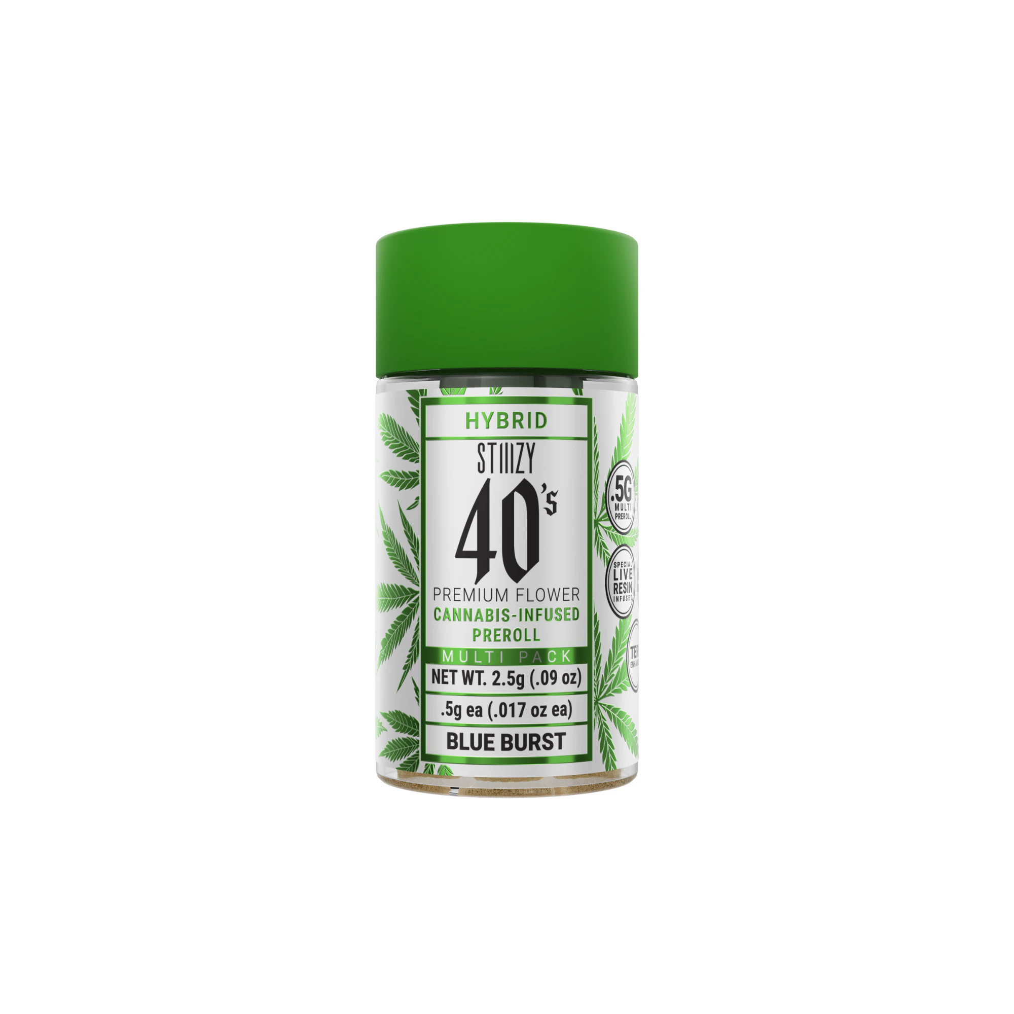 STIIIZY - Stiiizy - 40s Blue Burst Preroll - 2.5G .5g- 5pk Main Image