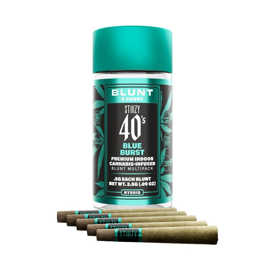 STIIIZY - Stiiizy Blue Burst 40's Mini Blunt 5-Pack 2.5g Main Image