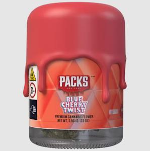 Packs - Packs- Blue Cherry Twist- 3.5g- Flower