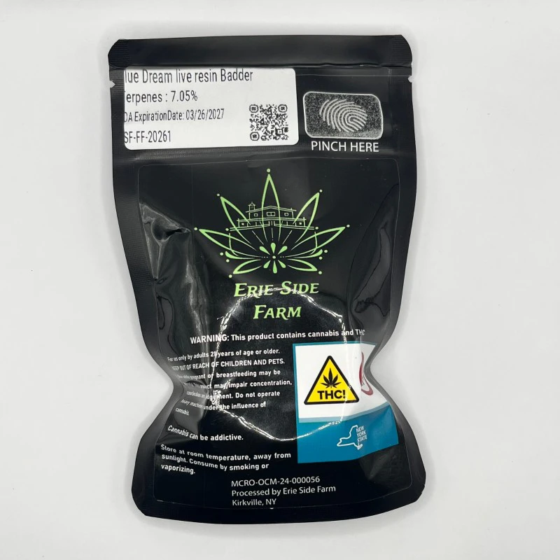 Erie Side Farms - Erie Side Farms - Blue Dream - Badder - 68.8% THC - 1.0g - Live Resin Main Image