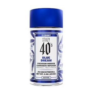 STIIIZY - Stiiizy - Blue Dream - 2.5g 40's Infused Pre-Rolls - 5pk