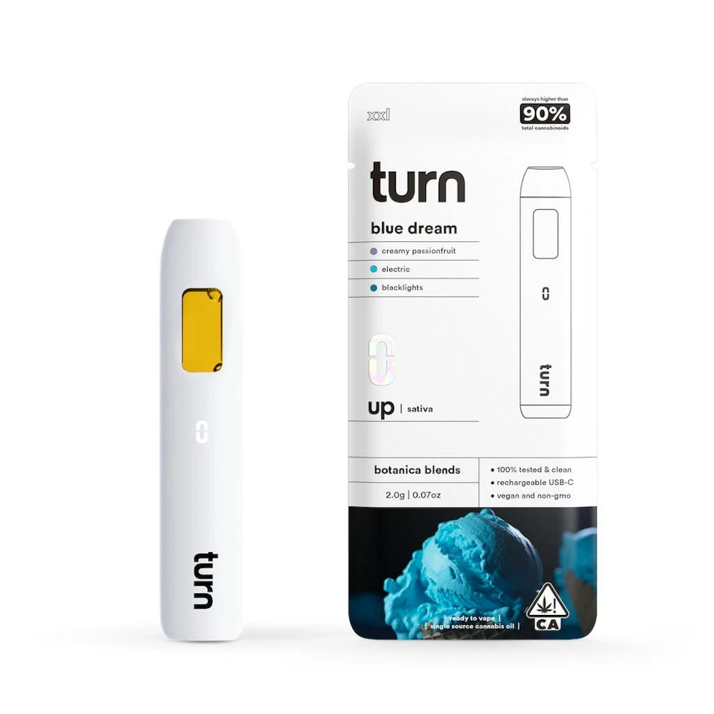 turn - Turn XXL Botanica Blends Blue Dream Disposable 2.0g Main Image