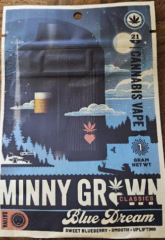 Minny Grown - Minny Grown | Vape | Disposable | Blue Dream | 1g Main Image