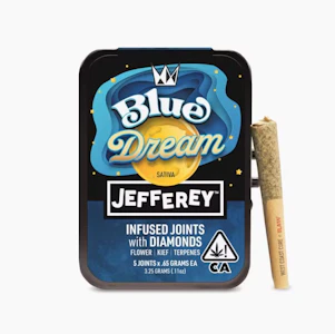 WEST COAST CURE - West Coast Cure - Jefferey Pre Roll Pack - Diamond Infused - Sativa - Blue Dream - (3.25g Total) 5 Pack
