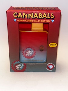 CANNABALS - Cannabals - Blue Dream - Liquid Diamond - 90% THC - 2.0g - AIO Vape Pen