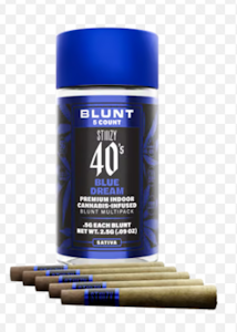 STIIIZY - [STIIIZY] Live Resin Infused 40's Mini Blunt 5 pack - 2.5g - Blue Dream (S)
