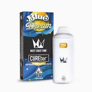 WEST COAST CURE - West Coast Cure - Disposable Vape - CUREBar - Sativa - Blue Dream - (1g)