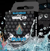 Giggles Puffs-Live Hash Rosin- Blue Dream -Hybrid-1g 510 cart-92.20% THC