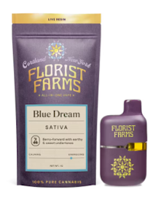 Florist Farms - Blue Dream 1G Live Resin Mini Tank AIO Vape