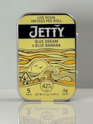 Jetty .5g Blue Dream X Blue Banana Live Resin Infused Pre-Roll 5pk 