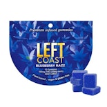 Blueberry Razz -Hybrid | 10pk 100mg (Vegan) Left Coast     -a12 front
