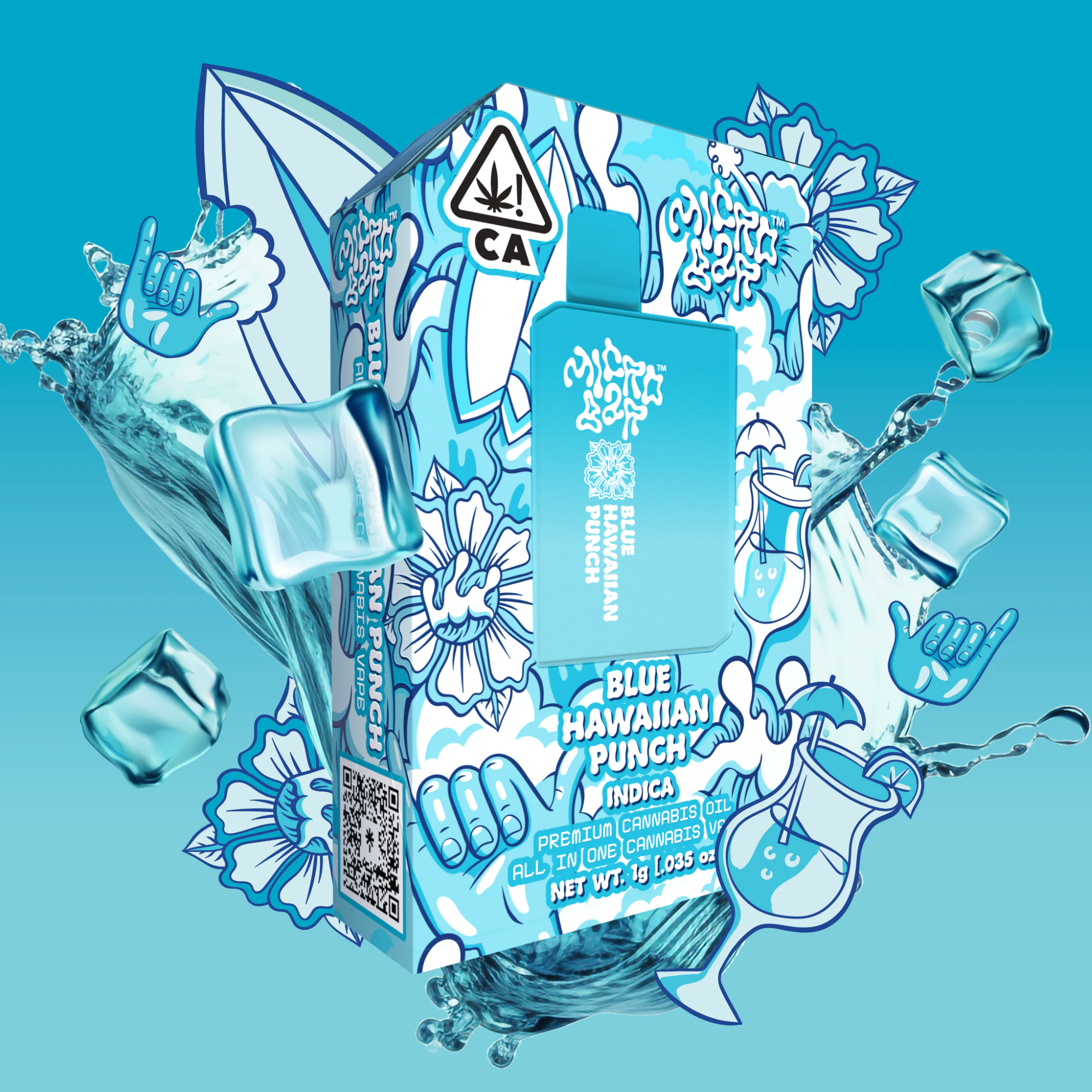 Micro Bar - 1g Blue Hawaiian Punch / All-in-One / Micro Bar Main Image