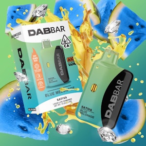 DABWOODS - Dabwoods - Blue Melonade - 1g All-In-One DabBar Liquid Live Diamonds Vape