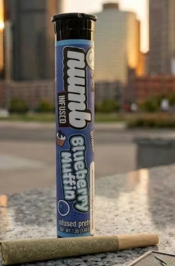 Nub -  Numb-Infused-Blueberry Muffin-Hybrid-Pre Roll-1.2G-43.4% Main Image