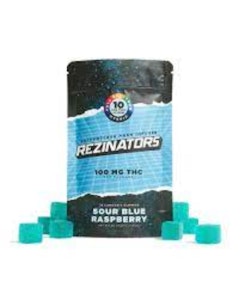 Rezinator - Rezinators-Sour Blue Raspberry-Hash Gummies-10mg/10pack