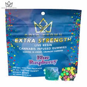 Gold Crown 200MG - Blue Raspberry Nerds Edibles