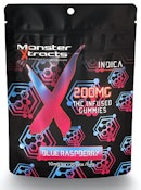 Monster- Gummies - Blue Raspberry INDICA 200mg