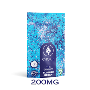 Choice - Choice Gummies - Blue Razz Dream (Sativa) - 200mg