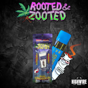 Rooted & Zooted Distillate Disposable Cereal Milk/Blue Razz 2g