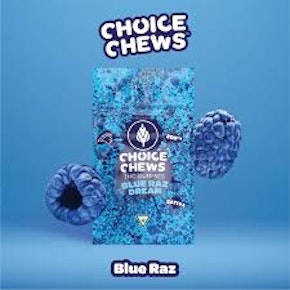 Choice Gummies - Blue Raz Dream (sativa) - 100mg