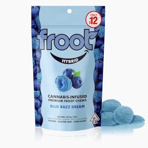 FROOT - Froot - Hybrid - Blue Razz Dream - 10pk - Gummies - (100mg)