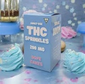 Dope Cakes - Blue THC Sprinkles for Cupcakes & Cookies