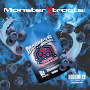 Monster Gummies Blueberry 200mg (Indica)