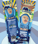 Premium Organic Blueberry Hemp Wraps - 2pk