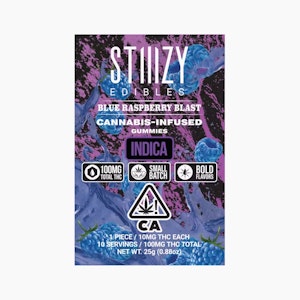 STIIIZY - STIIIZY - Edible - Blue Raspberry Blast - 100MG