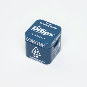 DROPS - Blueberry (Oreoz) - 2:5:20 THC/CBN/CBD - Rosin Gummy - 2pc - 270mg