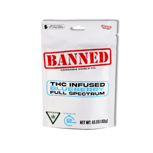Banned Edibles - Banned - Blueberry - 200mg
