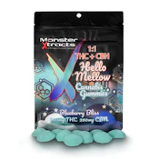 Monster Xtracts - Blueberry Bliss THC/CBN - 200mg