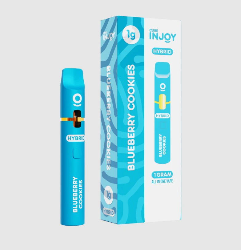 Cure Injoy - Cure Injoy - Blueberry Cookies - 1g All-In-One Vape Main Image