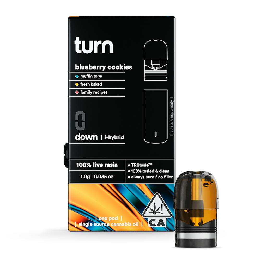 Turn Blueberry Cookies Live Resin POD 1.0g