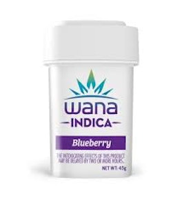 Wana | Edibles | Classic Blueberry INDICA | 10pk/100mg