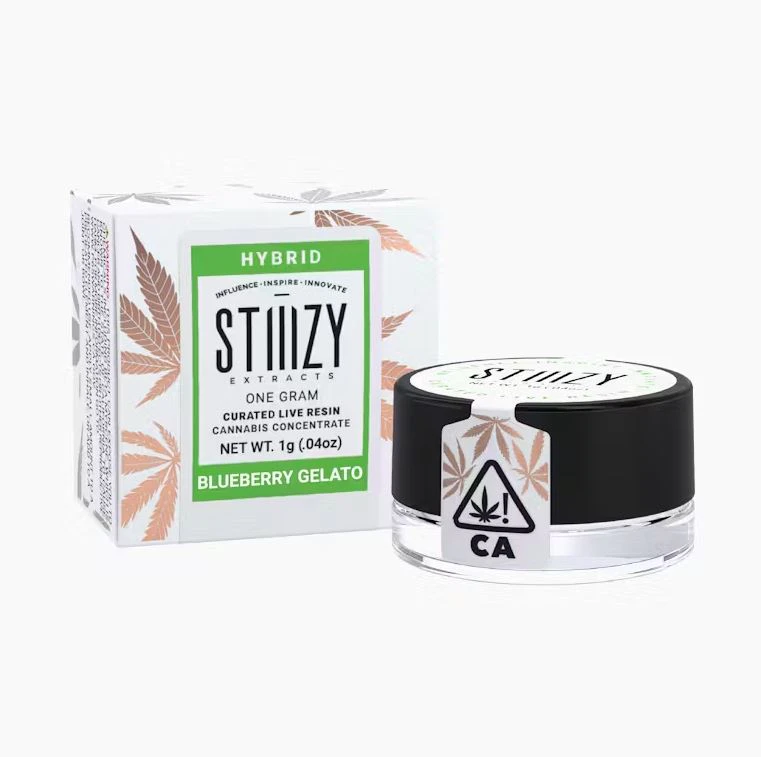 STIIIZY - Stiiizy - Live Resin - Hybrid - Blueberry Gelato - (1g) Main Image