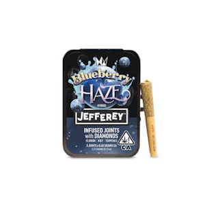 WEST COAST CURE - Blueberry Haze (H) | .5g 5pk Diamond Infused Jefferey Prerolls | West Coast Cure