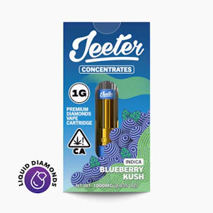 JEETER - Jeeter - 510 Cartridge - Liquid Diamonds - Indica - Blueberry Kush - (1g)
