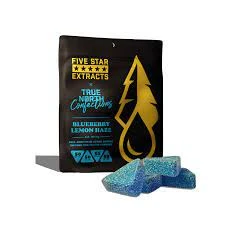 FIVE STAR EXTRACTS BY: TRUE NORTH COLLECTIVE - Blueberry Lemon Haze (4x50mg Full Spectrum Gummies) Main Image