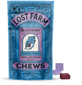 Blueberry x Durban Poison Live Resin 10pk Fruit Chews - 100mg