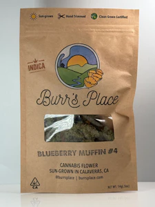 Burr's Place - Burr's Place Blueberry Muffin #4 1/2 PD 24%