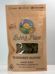 BURR'S PLACE - Burr's Place Blueberry Muffin 1/4 PD 24%