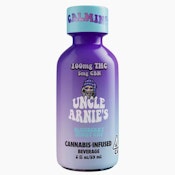 Uncle Arnie's - Indica - 20:1 Blueberry Night Cap - THC Shot - (100mg THC/5mg CBN)