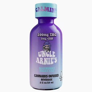 UNCLE ARNIE'S - Uncle Arnie's - Indica - 20:1 Blueberry Night Cap - THC Shot - (100mg THC/5mg CBN)