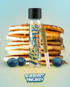 Jetpacks - Blueberry Pancakes (Kief/Oil/Extract) Infused 1G Pre Roll