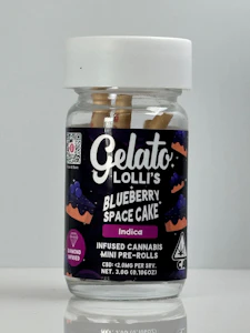 Gelato - Gelato .6g Blueberry Space Cake Infused Preroll 5pk