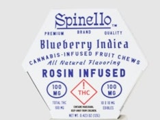 SPINELLO™ Blueberry Rosin 100mg Fruit Chews