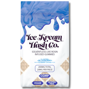 ICE KREAM HASH CO. - IKHCO - Blueberry Live Rosin Gummies - 200mg