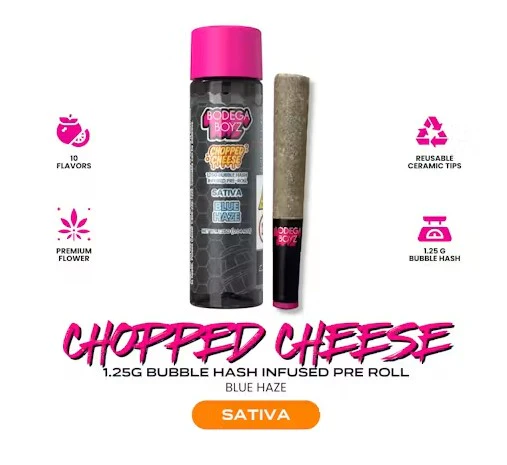 Bodega Boyz - Blue Haze | Chopped Cheese Bubble Hash Hole Preroll Main Image